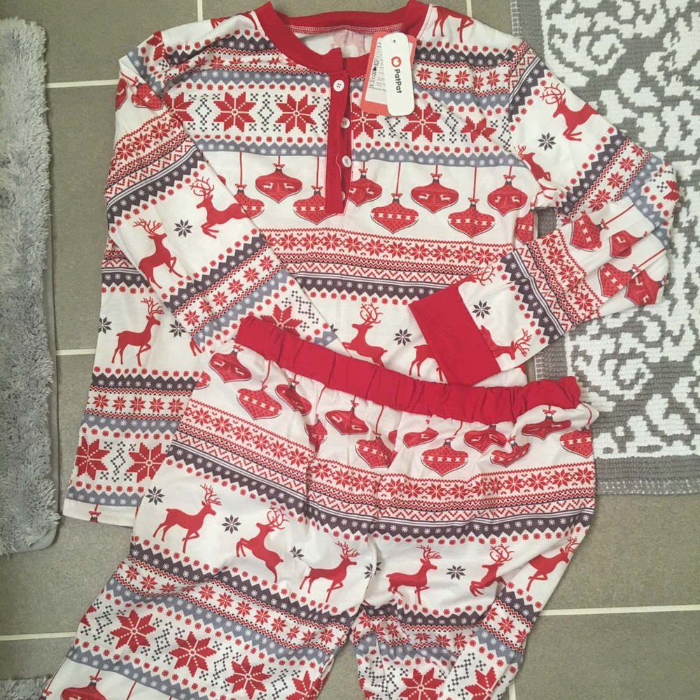 Christmas pjs from Pat Pat.